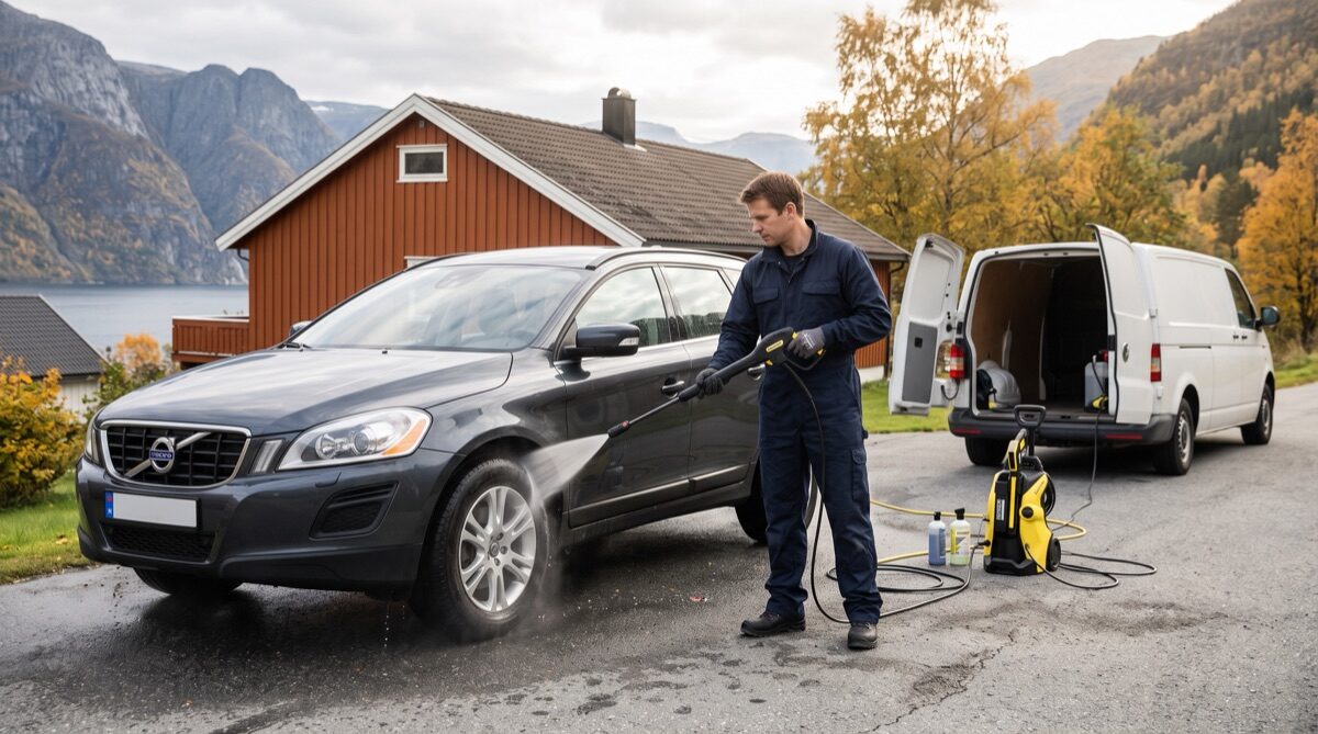 Innvendig rens og bilpleie